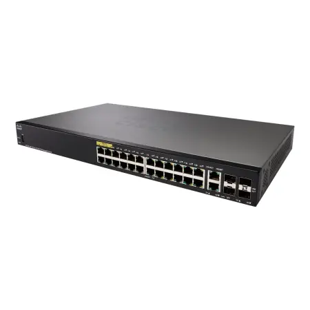 CISCO SF350-24P-K9-EU Cisco SF350-24P 24-port 10/100 POE Managed Switch