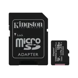 KINGSTON SDCS2/128GB Kingston 128GB micSDXC Canvas Select Plus 100R A1 C10 Card + ADP