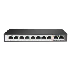 EXTRALINK Perses EX-SG1008P 10 portowy gigabit PoE switch 8X portowy PoE 802.3af/at 96W MAX 30W PER portowy