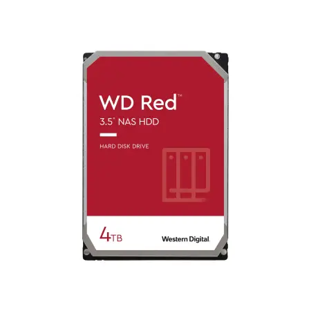 WD Red 4TB SATA 6Gb/s 256MB Cache Internal 8.9cm 3.5Inch 24x7 IntelliPower optimized for SOHO NAS systems 1-8 Bay HDD Bulk