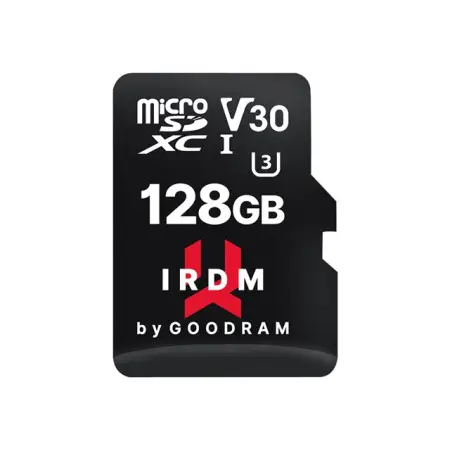 GOODRAM Karta Pamięci IRDM Micro SDXC 128GB UHS-I U3 V30 + adapter
