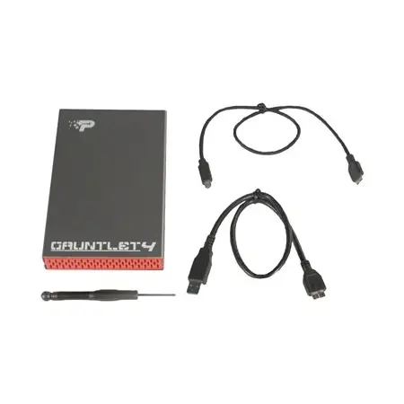 PATRIOT PCGT425S Patriot Gauntlet 4, 2.5 SATA III, USB 3.1 Gen 2 Enclosure Drive