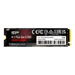 SILICON POWER SSD UD80 1TB M.2 PCIe Gen3 x4 NVMe 3400/3000 MB/s