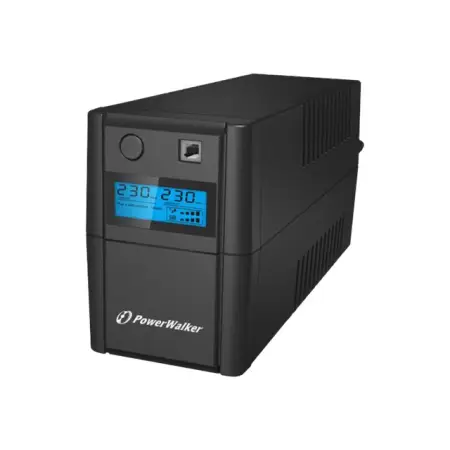 POWERWALKER UPS VI 650 SHL Line-Interactive 650VA 2X Schuko USB-B LCD