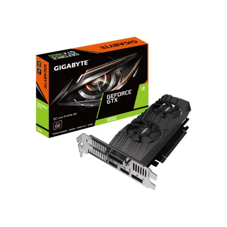 GIGABYTE GeForce GTX 1650 D6 OC Low Profile 4GB GDDR6 VGA PCI Express 3.0 x16