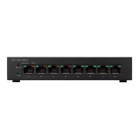 CISCO SF110D-08-EU Cisco SF110D-08 8-Port 10/100 Desktop Switch