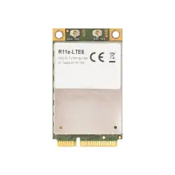 MIKROTIK R11e-LTE6 2G 3G 4G LTE miniPCIe card up to 300 Mbps