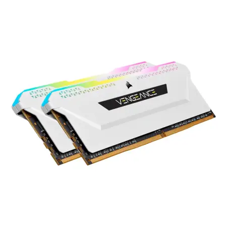 CORSAIR DDR4 32GB 2x16GB 3200MHz DIMM CL16 VENGEANCE RGB Pro SL White 1.35V XMP 2.0