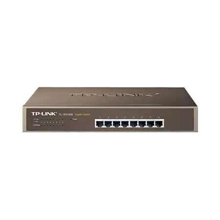 TPLINK TL-SG1008 TP-Link TL-SG1008 Switch Rack 8x10/100/1000Mbps