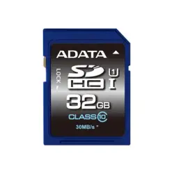 ADATA ASDH32GUICL10-R ADATA karta pamięci 32GB SDHC UHS-1 Class10 ( 30MB/s) PHOTO/VIDEO FULL HD
