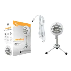 LOGITECH Blue Snowball USB Mic - WHITE