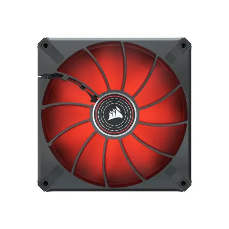 CORSAIR ML140 LED ELITE 140mm Magnetic Levitation Red LED Fan with AirGuide Single Pack