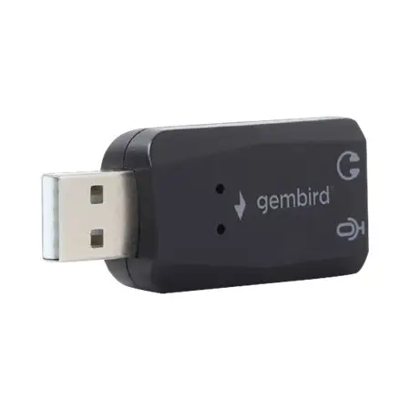GEMBIRD SC-USB2.0-01 Gembird karta muzyczna/dźwiękowa Virtus Plus, USB 2.0