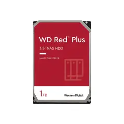 WD Red Plus 1TB SATA 6Gb/s 3.5inch 64MB Cache IntelliPower Internal 24x7 optimized for SOHO NAS systems 1-8 Bay HDD Bulk