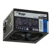 AKYGA Zasilacz ATX 700W AK-B1-700BE BLACK EDITION P4+4 PCI-E 6 pin i 6+2 pin 5x SATA PPFC FAN 12cm