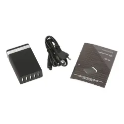 I-TEC USB Smart Charger 6x USB-A Port 52W also for iPad/iPhone Samsung Telefone and Tablet-PCs