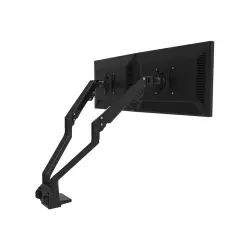 NEOMOUNTS Flat Screen Dual Desk Mount 10-32inch clamp/grommet Black