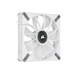 CORSAIR ML140 RGB ELITE WHITE 140mm Magnetic Levitation RGB Fan with AirGuide Single Pack