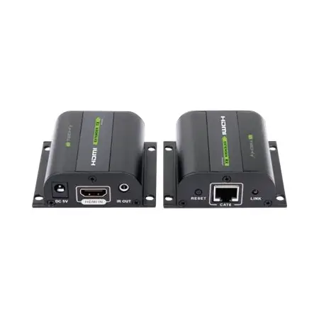 TECHLY 020355 Techly Extender HDMI po skrętce kat5e/6/6a/7, do 60m z odbiornikiem IR