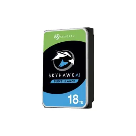 SEAGATE Surveillance AI Skyhawk 18TB HDD SATA 6Gb/s 256MB cache 8.9cm 3.5inch CMR Helium BLK