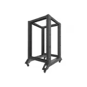 LANBERG Open rack 18U 600x800 czarny