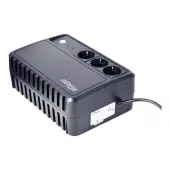 ENERGENIE UPS 800VA z AVR Intelligent surge-overload- and short-circuit protection Seria Desktop 3x Schuko