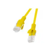 LANBERG PCU5-20CC-0025-Y Lanberg Patchcord RJ45, kat. 5e, UTP, 0.25m, żółty, op. zbiorcze 10 szt