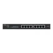 ZYXEL GS1915-8EP 8-port GbE PoE Smart hybrid mode Switch standalone or NebulaFlex Cloud 60 Watt 802.3at desktop fanless