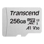 TRANSCEND TS256GUSD300S-A Transcend microSDXC USD300S 256GB CL10 UHS-I U3 Up to 95MB/S with adapter