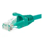 NETRACK BZPAT16G Netrack patchcord RJ45, osłonka zalewana, kat. 6 UTP, 1m zielony