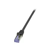 LOGILINK CQ3143S LOGILINK Patchcord Cat.6A 10G S/FTP PIMF PrimeLine 50m czarny