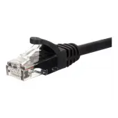 NETRACK BZPAT0P56K Netrack patchcord RJ45, osłonka zalewana, kat. 6 UTP, 0.5m czarny