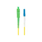 LANBERG fiber optic patchcord SM LC/UPC-SC/APC simplex 3m LSZH g657a1 3.0mm yellow