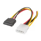 LANBERG CA-HDSA-11CU-0015 Lanberg cable power MOLEX (M)->SATA(F) x2 15cm