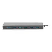 DIGITUS DA-70241-1 DIGITUS HUB/Koncentrator 7-portowy USB 3.0 SuperSpeed, aktywny, HQ aluminium