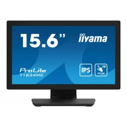 IIYAMA T1634MC-B1S 15.6inch PCAP Bezel Free Front 10P Touch 1920x1080 VGA DisplayPort