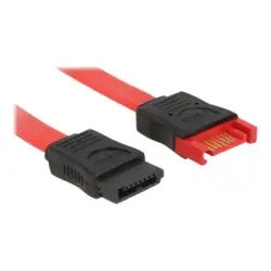 DELOCK 83952 Delock kabel przedłużacz SATA 6 Gb/s (męski/żeński) 20cm czerwony