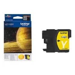 BROTHER LC1100Y Tusz Brother LC1100Y yellow 325str DCP395CN / DCP585CW / DCP6690CW