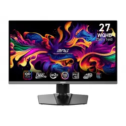 MSI MPG 271QRX QD-OLED 26.5inch WQHD QD-OLED 16:9 360Hz 250cd/m2 0.03ms 2xHDMI DP USB Type C 2xUSB Type A USB Type B Audio Out Black