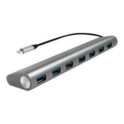 LOGILINK UA0310 LOGILINK- Hub USB-C 3.1, 7-portowy, aluminiowa obudowa