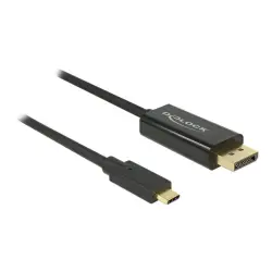 DELOCK 85256 Delock Kabel USB Type-C (M)>DP(M) (tryb alternatywny DP) 4K 60 Hz 2m czarny