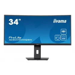 IIYAMA XCB3494WQSN-B5 34inch ETE UW IPS-panel 3440x1440 FreeSync 120Hz 300cd/m2 0.4ms HDMI DP KVM USB-C Dock 3xUSB 3.0 Speakers (P)