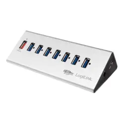 LOGILINK UA0228 LOGILINK - Hub biurkowy USB 3.0 Hub 7-portowy, z zasilaczem