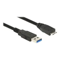 DELOCK 85071 Delock Kabel Micro USB 3.0 AM-BM, 0.5m, czarny