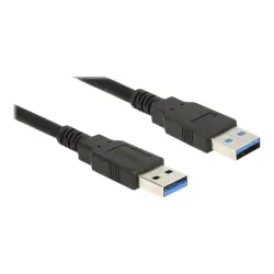 DELOCK 85059 Delock Kabel USB 3.0 AM-AM, 0.5m, czarny