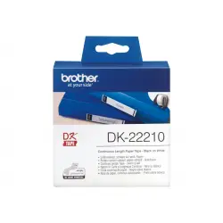 BROTHER DK22210 Taśma Brother 29mm biała QL-500A / QL-650TD / QL-1050 / QL-1060N