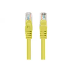 LANBERG Patchcord Cat.5e UTP 1m yellow 10-pack