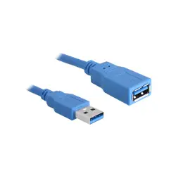 DELOCK 82539 Delock przedłużacz USB 3.0 AM-AF, 2m, blue