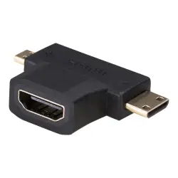 AKYGA Adapter AK-AD-23 HDMI f / mini HDMI m / micro HDMI m