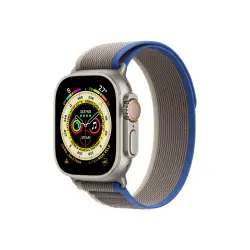 APPLE Watch Ultra GPS + Cellular 49mm Titanium Case with Blue/Gray Trail Loop - M/L